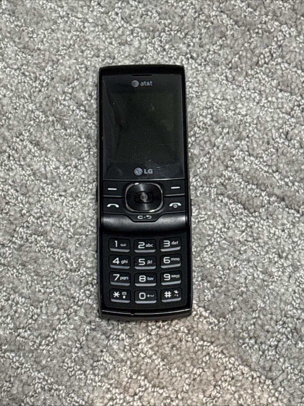 LG GU295 Slider Phone for AT&T Black